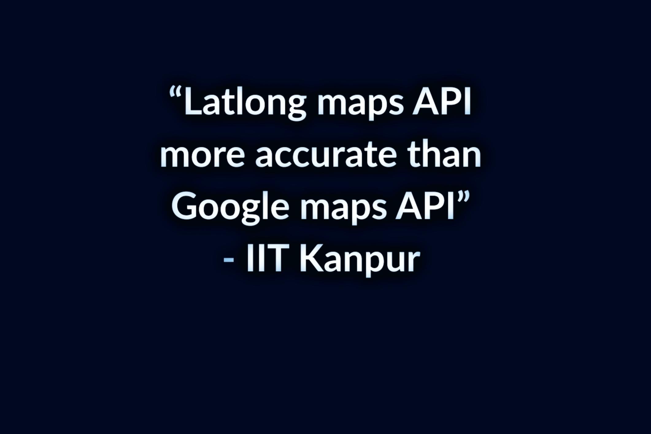 LatLong API Hub — Maps API, Geocoding, Routing & Location Services for ...